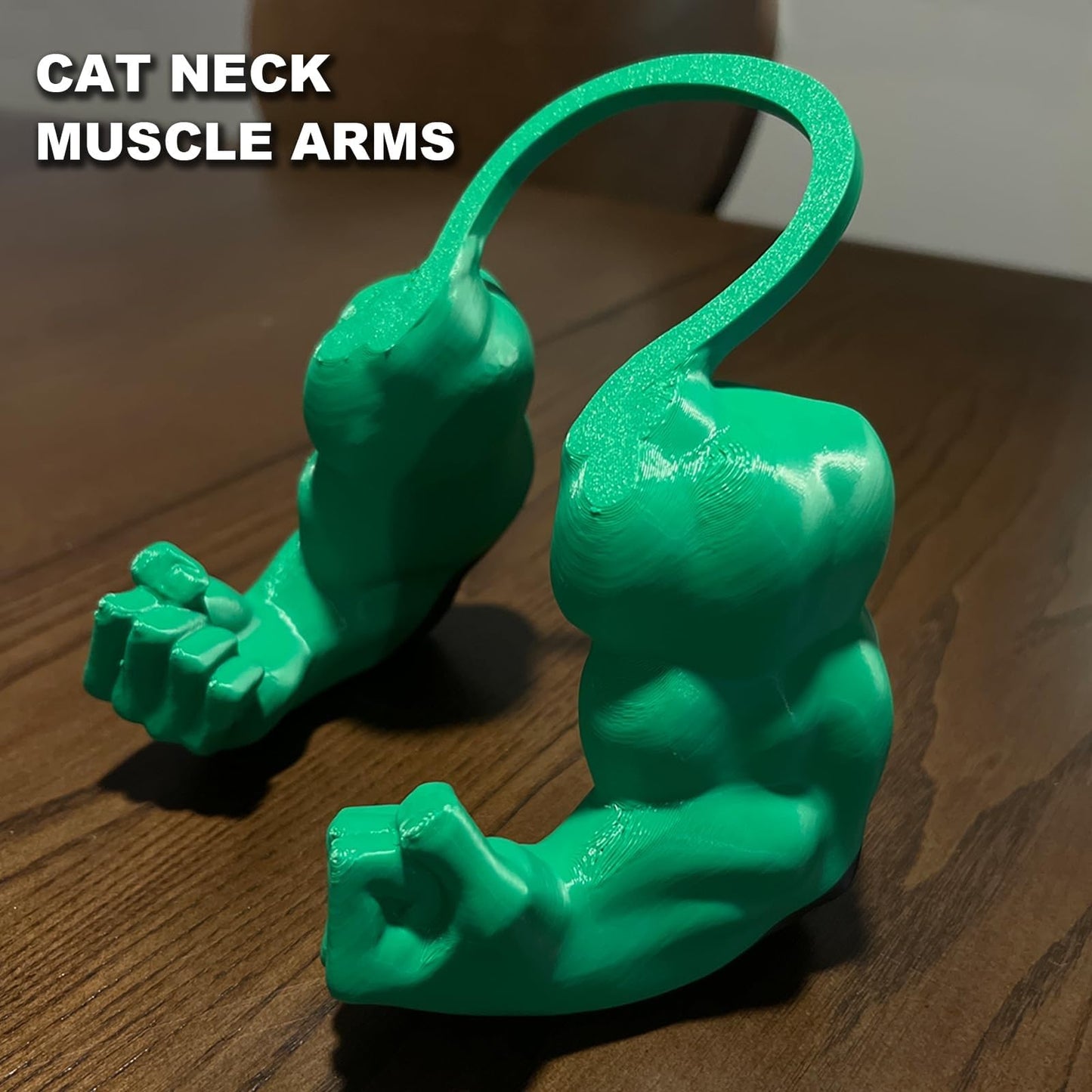 Cat Superhero Muscle Costume Collar