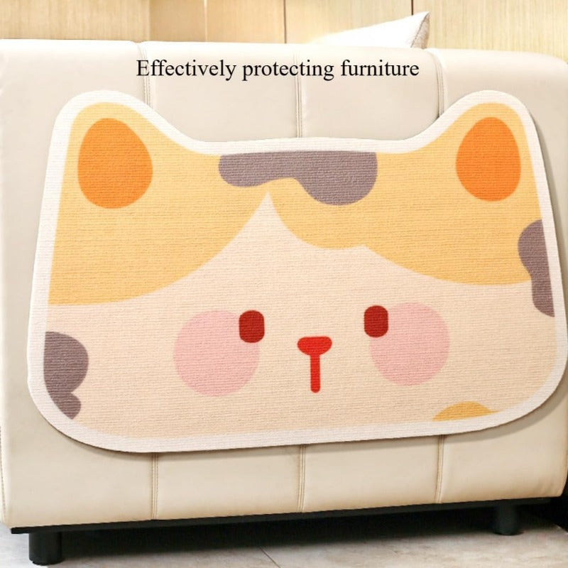 Self-Adhesive Cartoon Cat Scratcher Mat – Cute, Claw-Friendly Home Protection