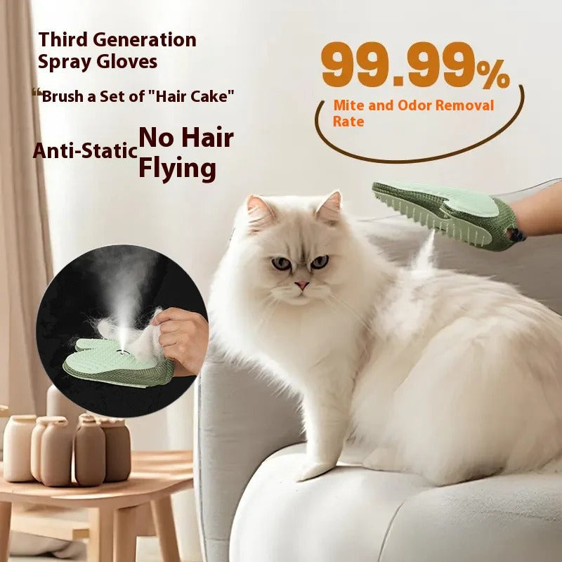 Yopoll 4-in-One Grooming Mist Glove