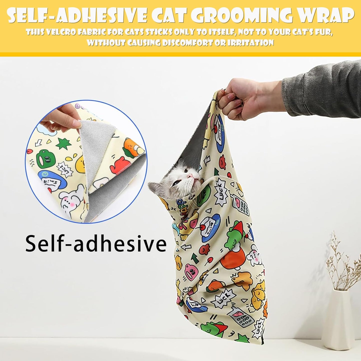 Velcro Fabric For Cat Multi-functional Self-Adhesive Cloth