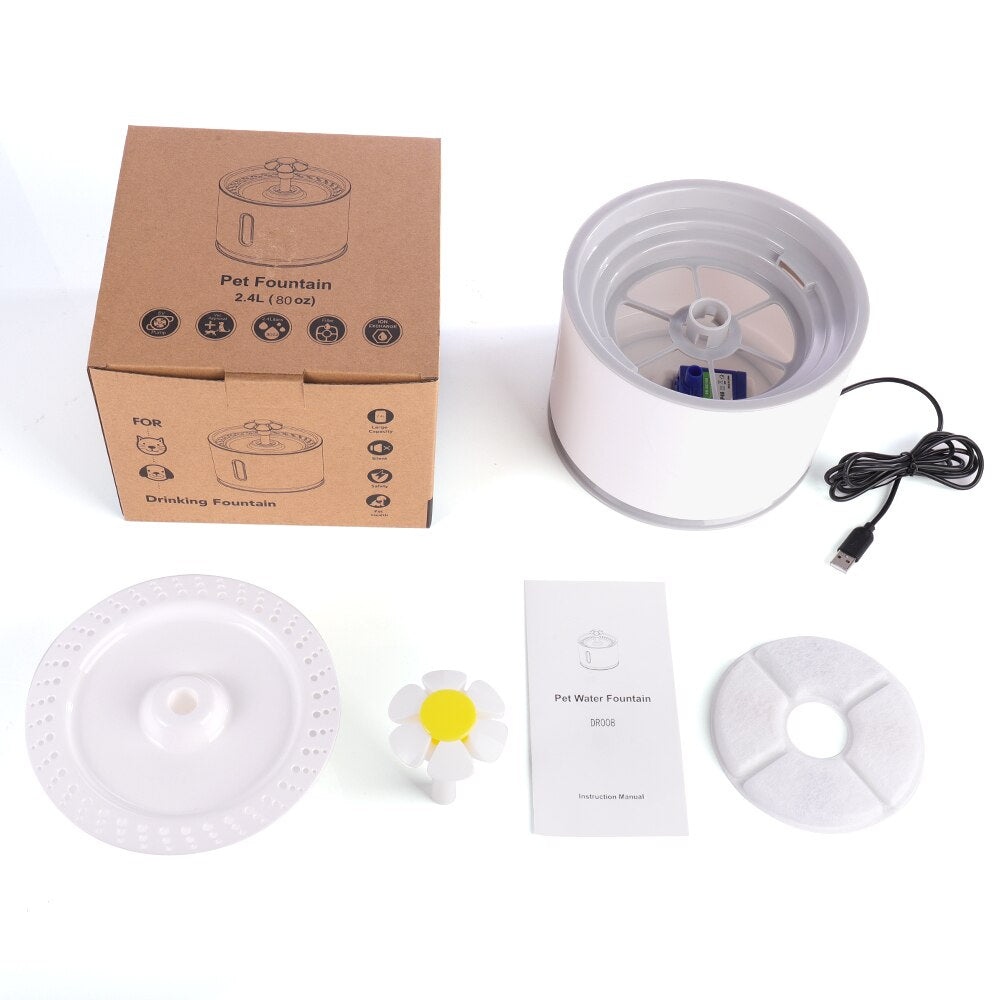 Celery Pets Cat Water Fountain with Carbon Filter