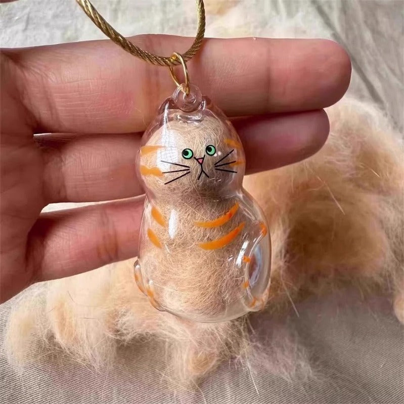 Yopoll Cat Memorial Keychain Set
