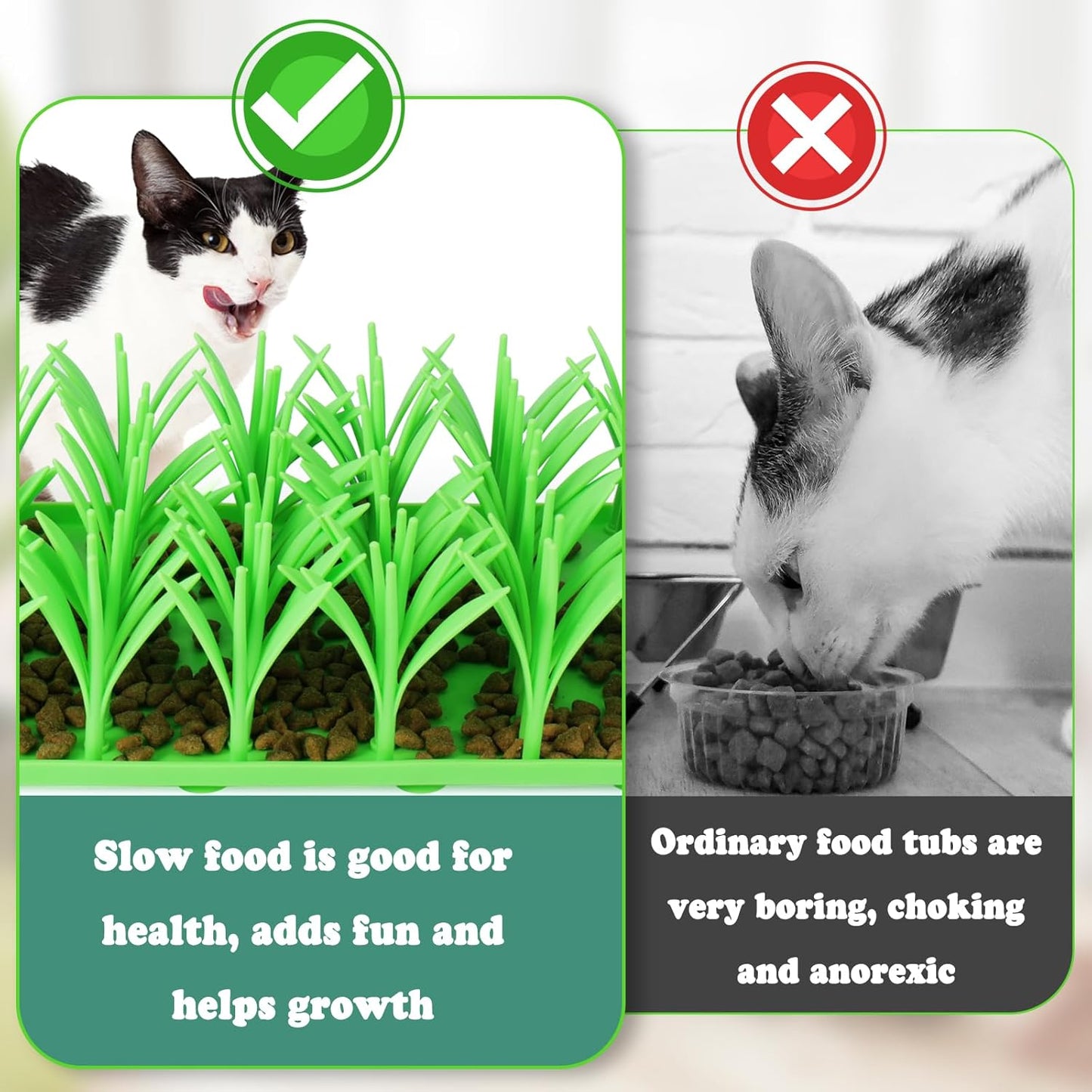 Pet Slow Feeder Grass Mat