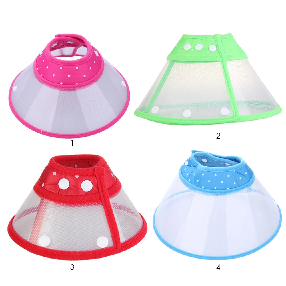 Pet Protective Collar For Small Large Dogs Anti Bite Grasping Licking Collar Puppy Cat Recovery Cone Ring Pets Care Accessories