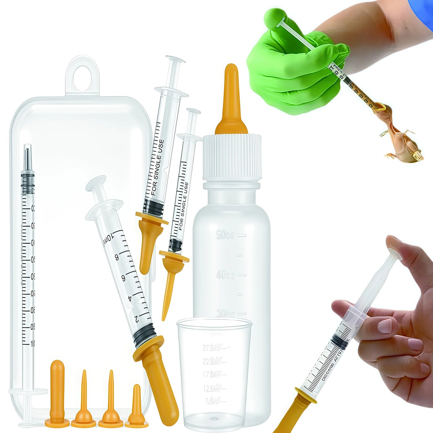 Pet feeding nipple: kitten nipple, puppy nipple, formula milk bottle distributor, puppy milk bottle for feeding small pets milk.