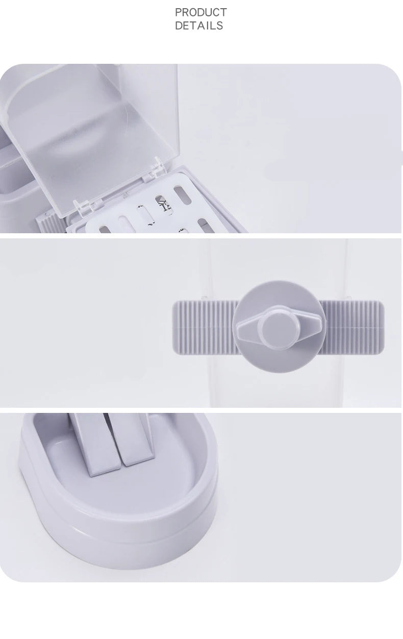 Pet Feeding Product - Automatic Food Container Dispenser, Cage Hanging Bowl, Water Bottle for Puppy, Cats, Rabbit, Birds