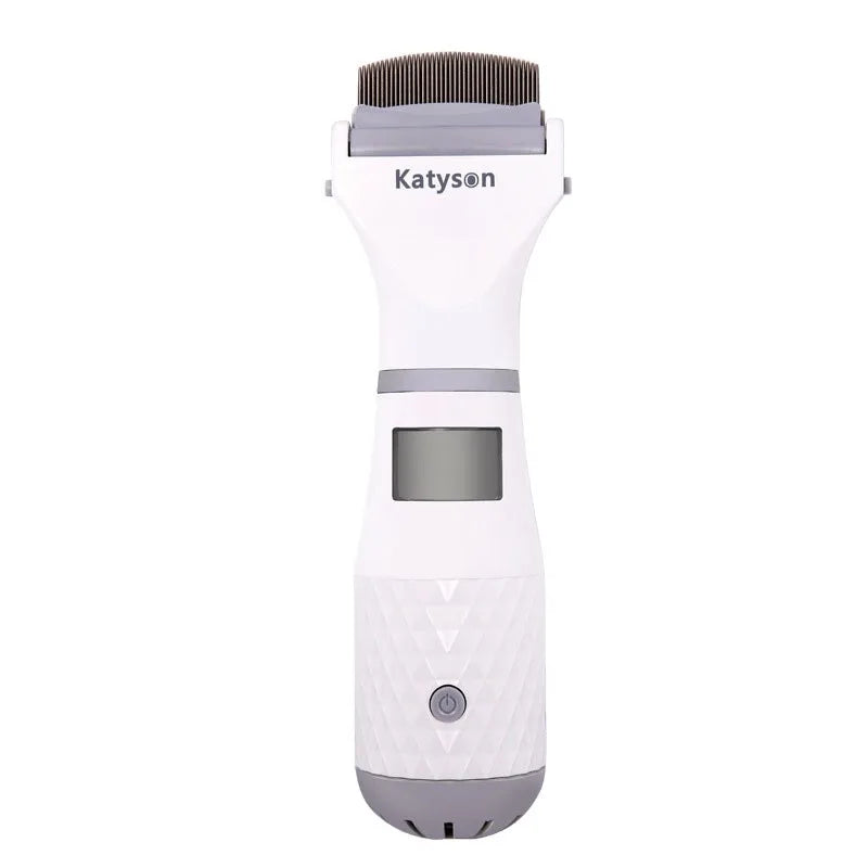 Pet Electronic Electric Flea Comb Puppies Fleas Treatment Safe Pets Kill for Dogs Cats EU Plug Pet Supplies Comb For Cat Dogs