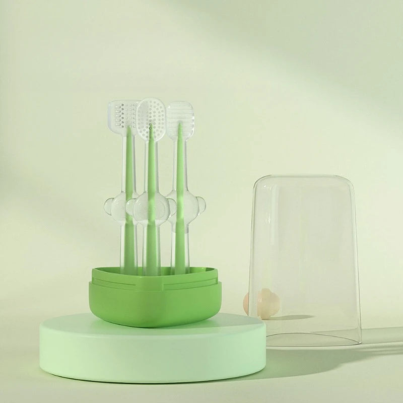 Pet Silicone Toothbrush and Toothpaste Set Teeth Cleaning for Cats and Dogs Pet Teeth Oral Cleaning Pet Products Supplies