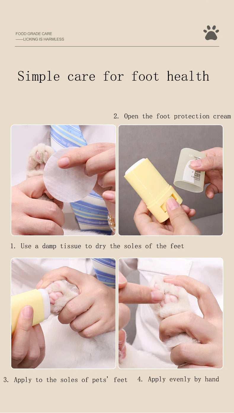 Safe Dogs Paw Caring Balm Pet Gentle Foot Balm Kitten Paw Care NourishingCream for Pets Dogs Cat Caring Product