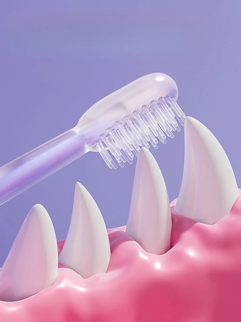 Pet Silicone Toothbrush and Toothpaste Set Teeth Cleaning for Cats and Dogs Pet Teeth Oral Cleaning Pet Products Supplies