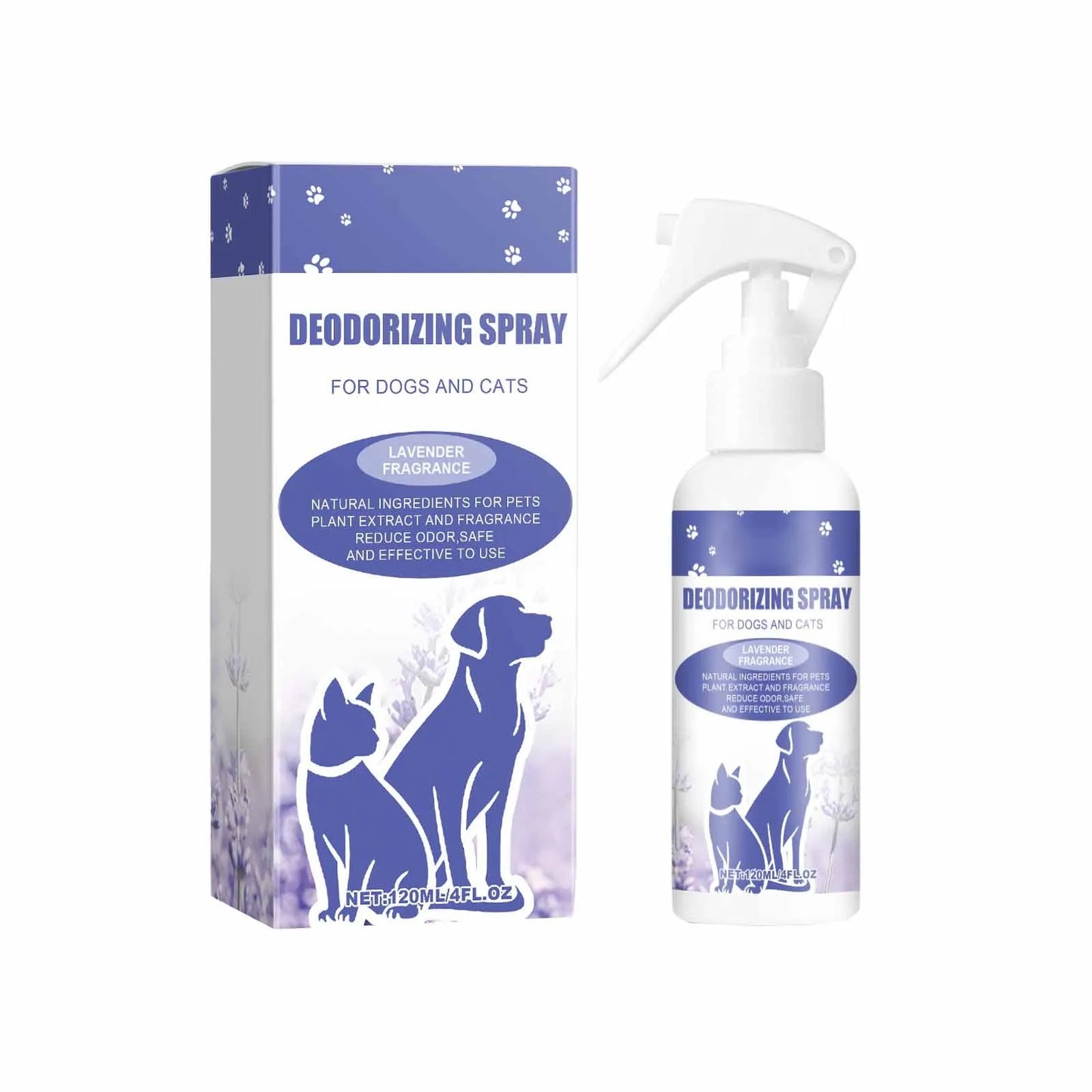 Pet Deodorant Natural Plant Formula Liquid Perfume Spray Dog Cat Odors Removal Lasting Clean Refreshing Fragrance Pet Deodorizer