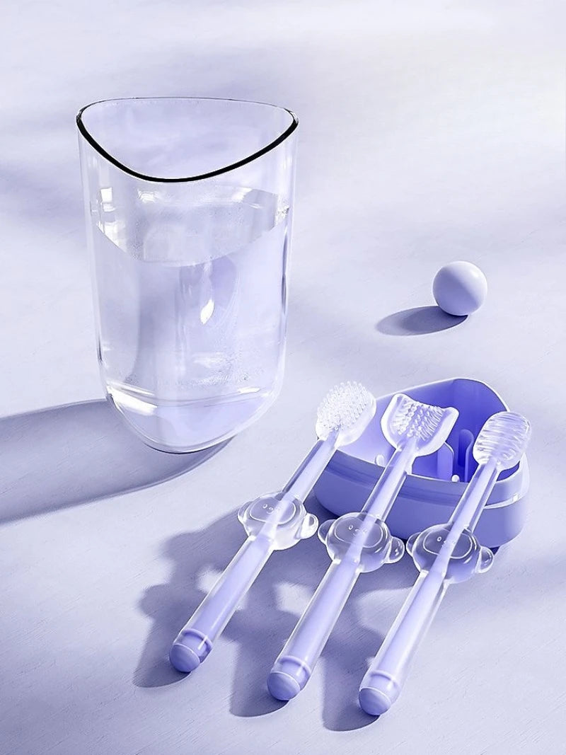 Pet Silicone Toothbrush and Toothpaste Set Teeth Cleaning for Cats and Dogs Pet Teeth Oral Cleaning Pet Products Supplies