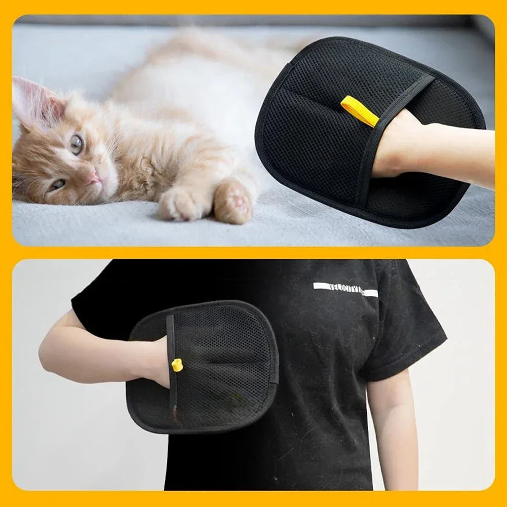 Cat Grooming Gloves Pet Electrostatic Hair Removal Gloves Pet Hair Remover Mitt Static Removal Glove for Clothes Sofa Carpet