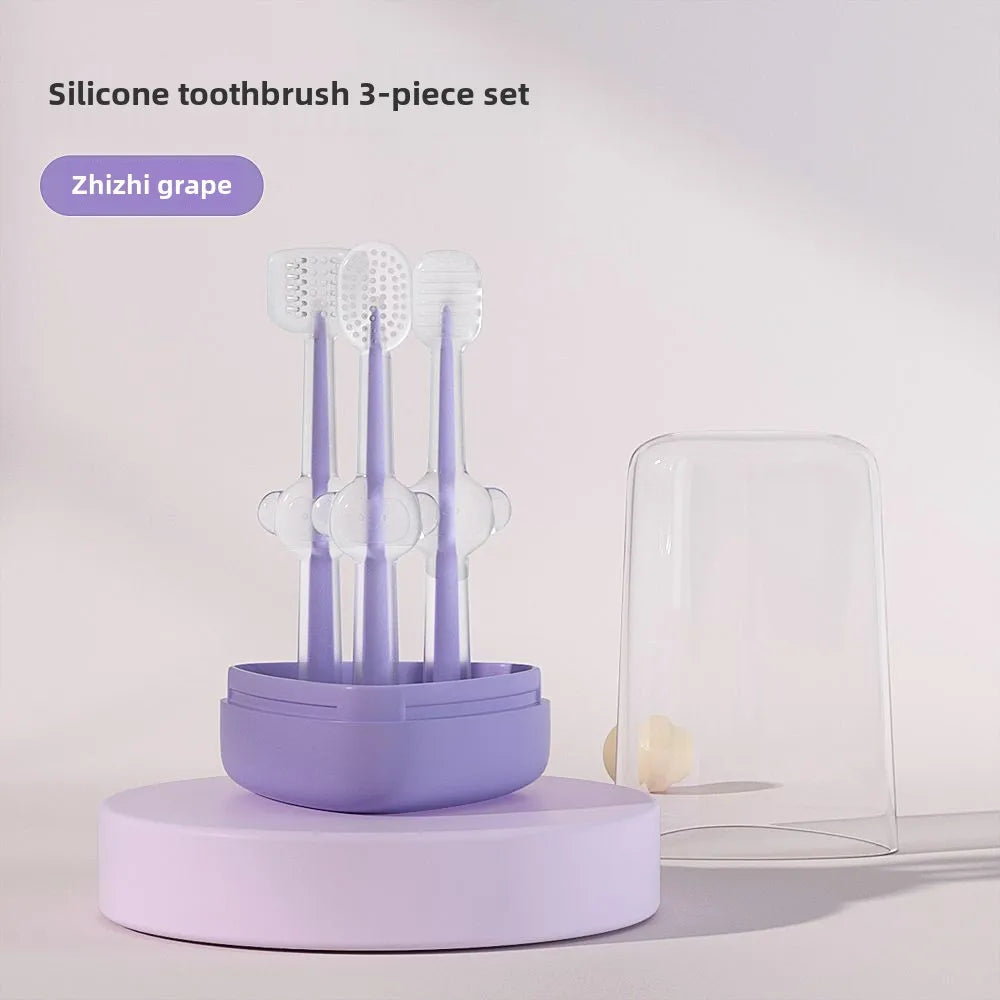 Pet Silicone Toothbrush and Toothpaste Set Teeth Cleaning for Cats and Dogs Pet Teeth Oral Cleaning Pet Products Supplies