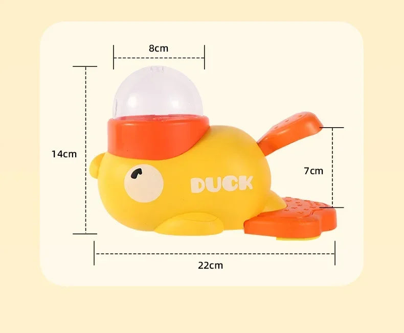 "Duck-shaped Pet Feeder - Eco-friendly Design, Non-toxic Paint, Entertaining While Stimulating The Natural Foraging Instinct"