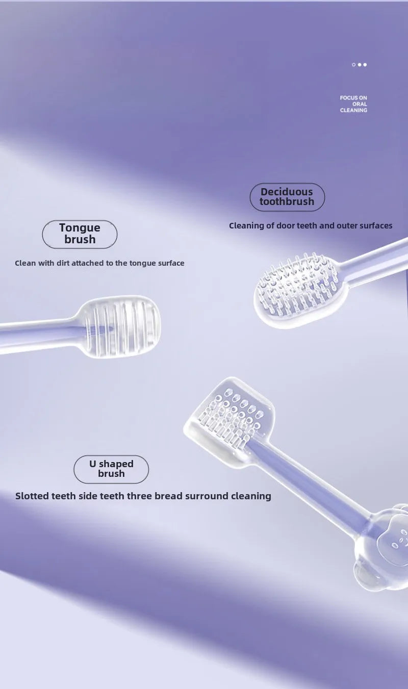 Pet Silicone Toothbrush and Toothpaste Set Teeth Cleaning for Cats and Dogs Pet Teeth Oral Cleaning Pet Products Supplies
