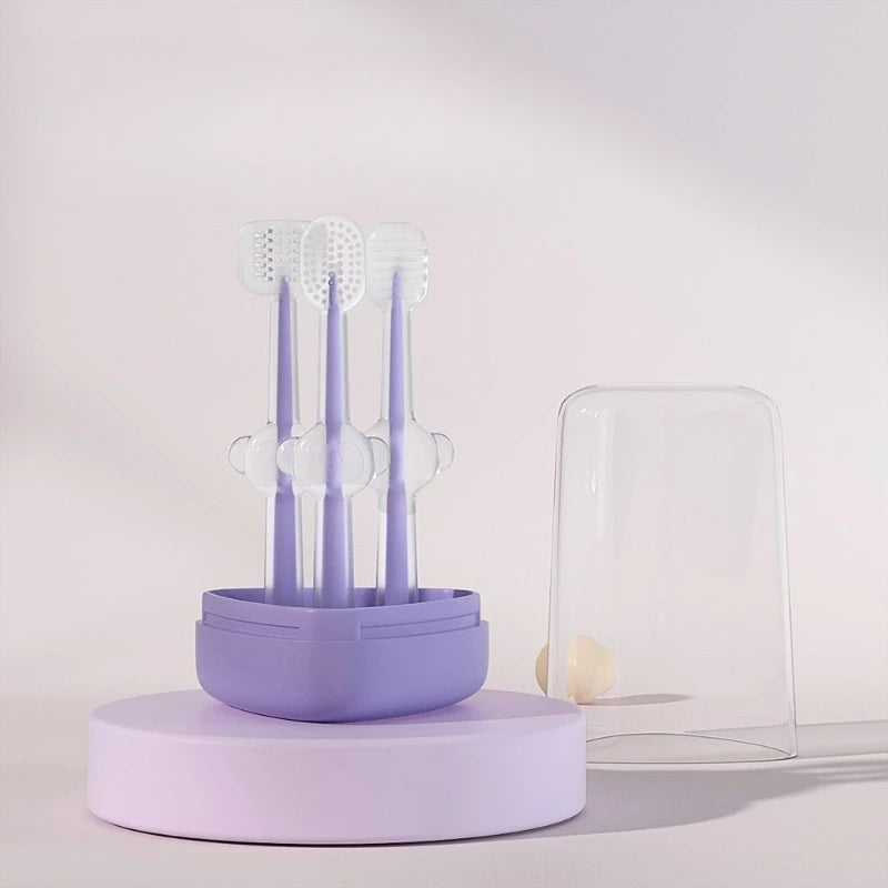 Pet Silicone Toothbrush and Toothpaste Set Teeth Cleaning for Cats and Dogs Pet Teeth Oral Cleaning Pet Products Supplies