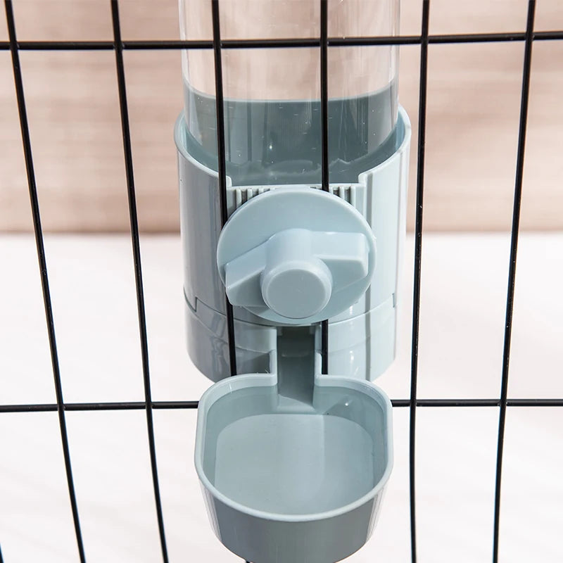 Pet Feeding Product - Automatic Food Container Dispenser, Cage Hanging Bowl, Water Bottle for Puppy, Cats, Rabbit, Birds