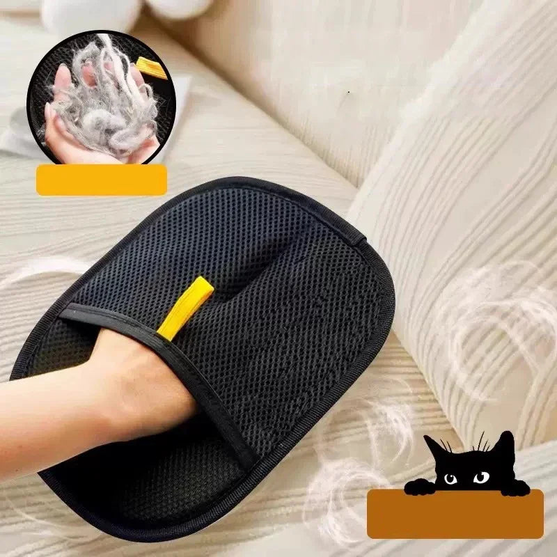 Cat Grooming Gloves Pet Electrostatic Hair Removal Gloves Pet Hair Remover Mitt Static Removal Glove for Clothes Sofa Carpet