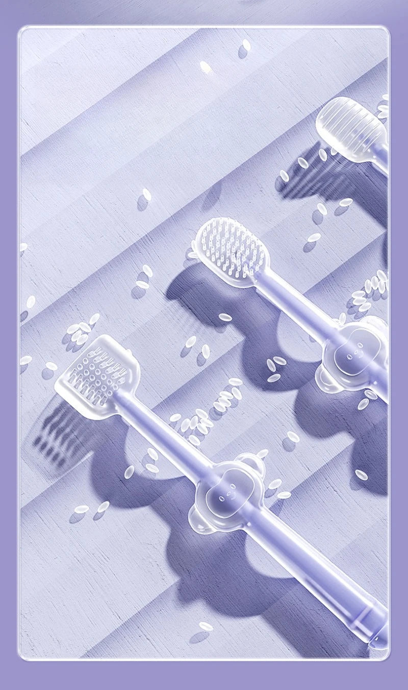 Pet Silicone Toothbrush and Toothpaste Set Teeth Cleaning for Cats and Dogs Pet Teeth Oral Cleaning Pet Products Supplies