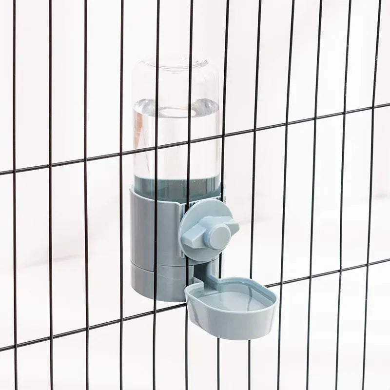 Pet Feeding Product - Automatic Food Container Dispenser, Cage Hanging Bowl, Water Bottle for Puppy, Cats, Rabbit, Birds