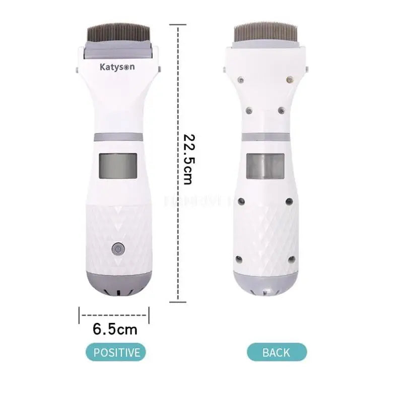 Pet Electronic Electric Flea Comb Puppies Fleas Treatment Safe Pets Kill for Dogs Cats EU Plug Pet Supplies Comb For Cat Dogs
