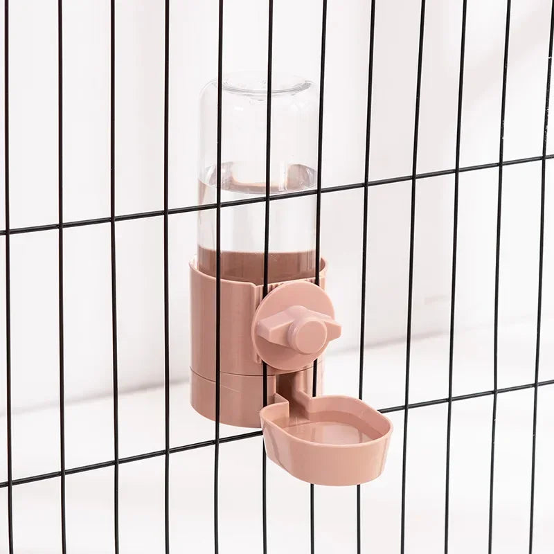 Pet Feeding Product - Automatic Food Container Dispenser, Cage Hanging Bowl, Water Bottle for Puppy, Cats, Rabbit, Birds