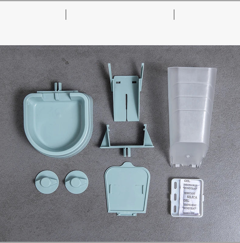Pet Feeding Product - Automatic Food Container Dispenser, Cage Hanging Bowl, Water Bottle for Puppy, Cats, Rabbit, Birds