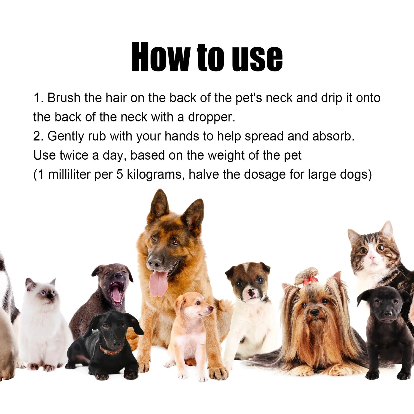 Pet Skin Care Essence Promote Hair Growth Hair Thinning Moisturizing Wound Cleaning Repair Skin Itching Relieving Cat Hair Serum