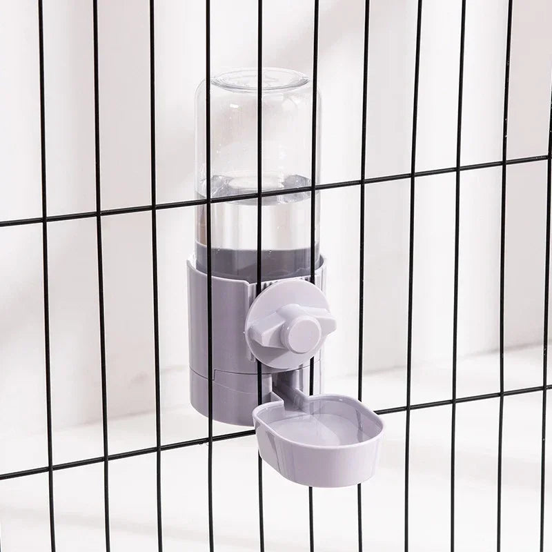 Pet Feeding Product - Automatic Food Container Dispenser, Cage Hanging Bowl, Water Bottle for Puppy, Cats, Rabbit, Birds