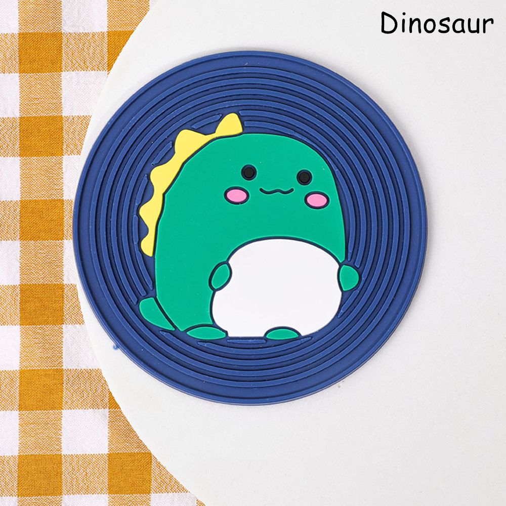 Cartoon Cat Silicone Coasters