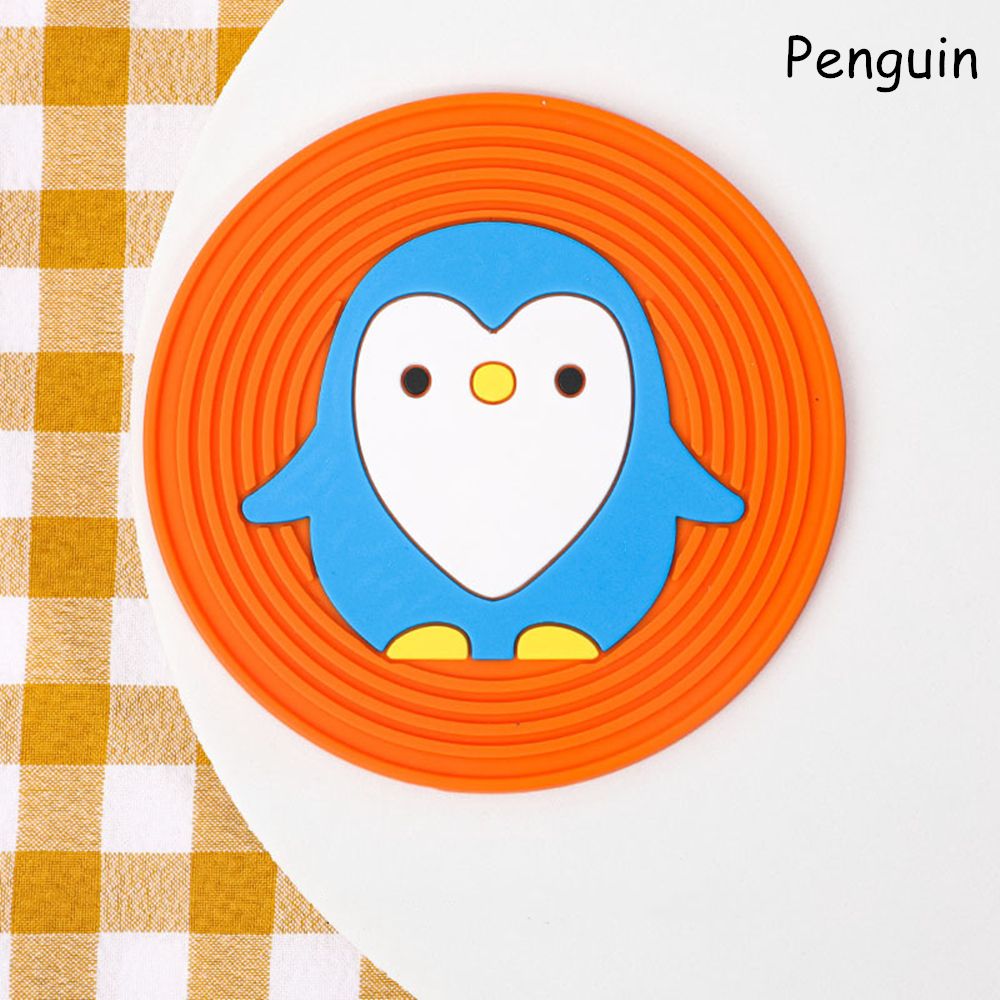 Cartoon Cat Silicone Coasters
