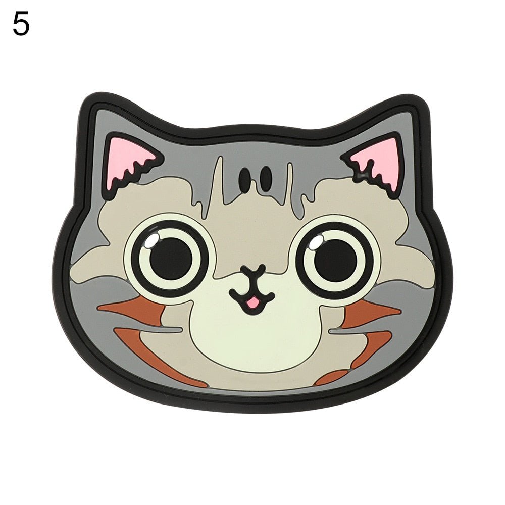 Cartoon Cat Silicone Coasters