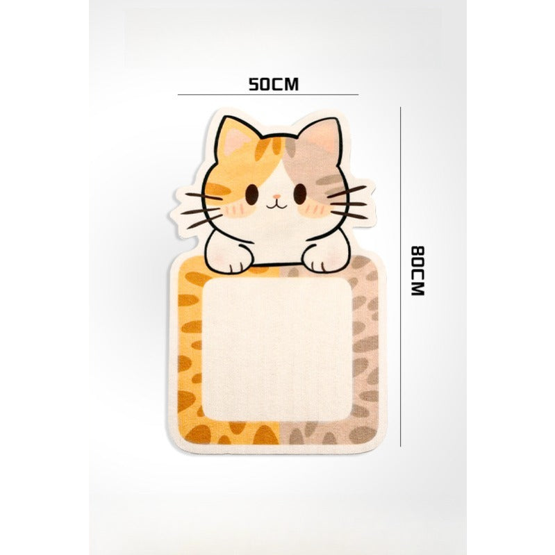 Self-Adhesive Cartoon Cat Scratcher Mat – Cute, Claw-Friendly Home Protection
