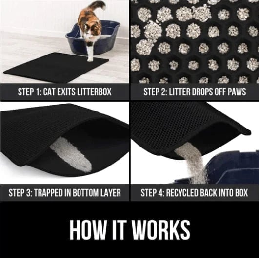 (š„HOT SALE NOW-49% OFF) Non-Slip Cat Litter Mat