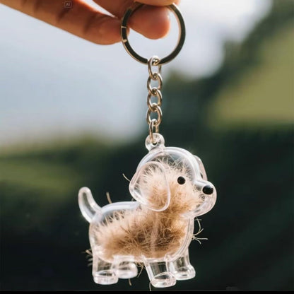 DIY Pet Fur Keepsake Keychain