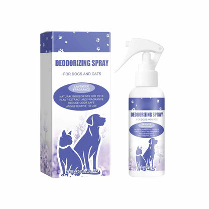 Pet Deodorant Natural Plant Formula Liquid Perfume Spray Dog Cat Odors Removal Lasting Clean Refreshing Fragrance Pet Deodorizer