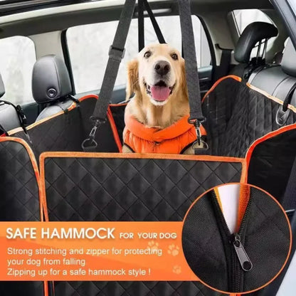 Pet Car Seat Cover - Full Coverage Rear Seat Pad for Travel,Suitable for Dogs, Practical Pet Vehicle Accessory