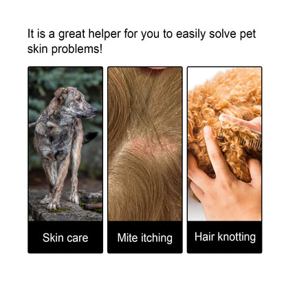 Pet Skin Care Essence Promote Hair Growth Hair Thinning Moisturizing Wound Cleaning Repair Skin Itching Relieving Cat Hair Serum