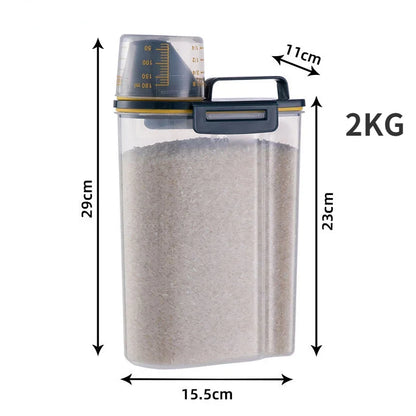 Premium Pet Food Storage Container with Airtight Seal - Durable, Large Capacity, Easy Clean & Stylish Design for Dogs & Cats