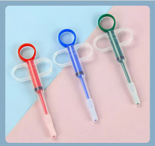 Pet pill applicator, cat and dog syringe, medication feeder, insect resistant product, clip on pill, pet water dispenser