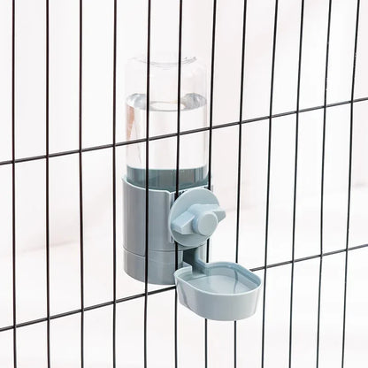 Pet Feeding Product - Automatic Food Container Dispenser, Cage Hanging Bowl, Water Bottle for Puppy, Cats, Rabbit, Birds