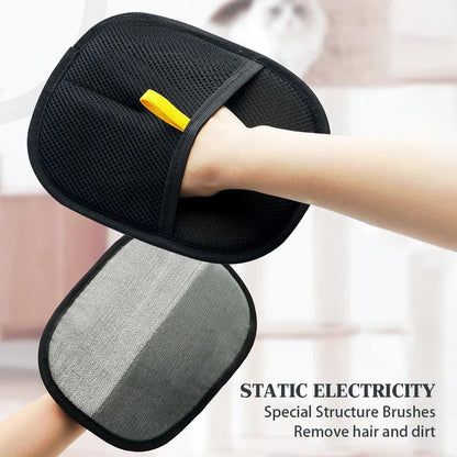 Cat Grooming Gloves Pet Electrostatic Hair Removal Gloves Pet Hair Remover Mitt Static Removal Glove for Clothes Sofa Carpet