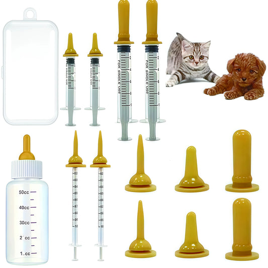 Pet feeding nipple: kitten nipple, puppy nipple, formula milk bottle distributor, puppy milk bottle for feeding small pets milk.