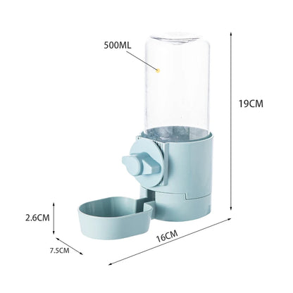 Pet Feeding Product - Automatic Food Container Dispenser, Cage Hanging Bowl, Water Bottle for Puppy, Cats, Rabbit, Birds