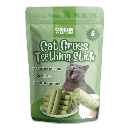 Cat Grass Teething Stick