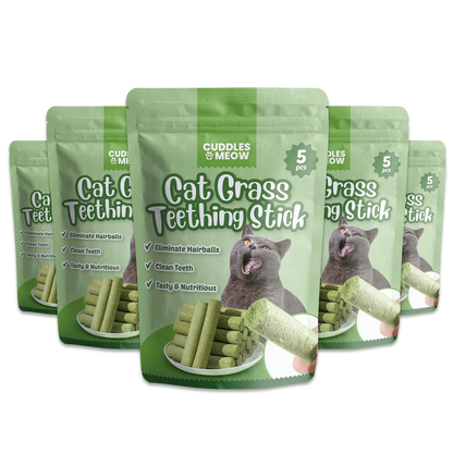 Cat Grass Teething Stick