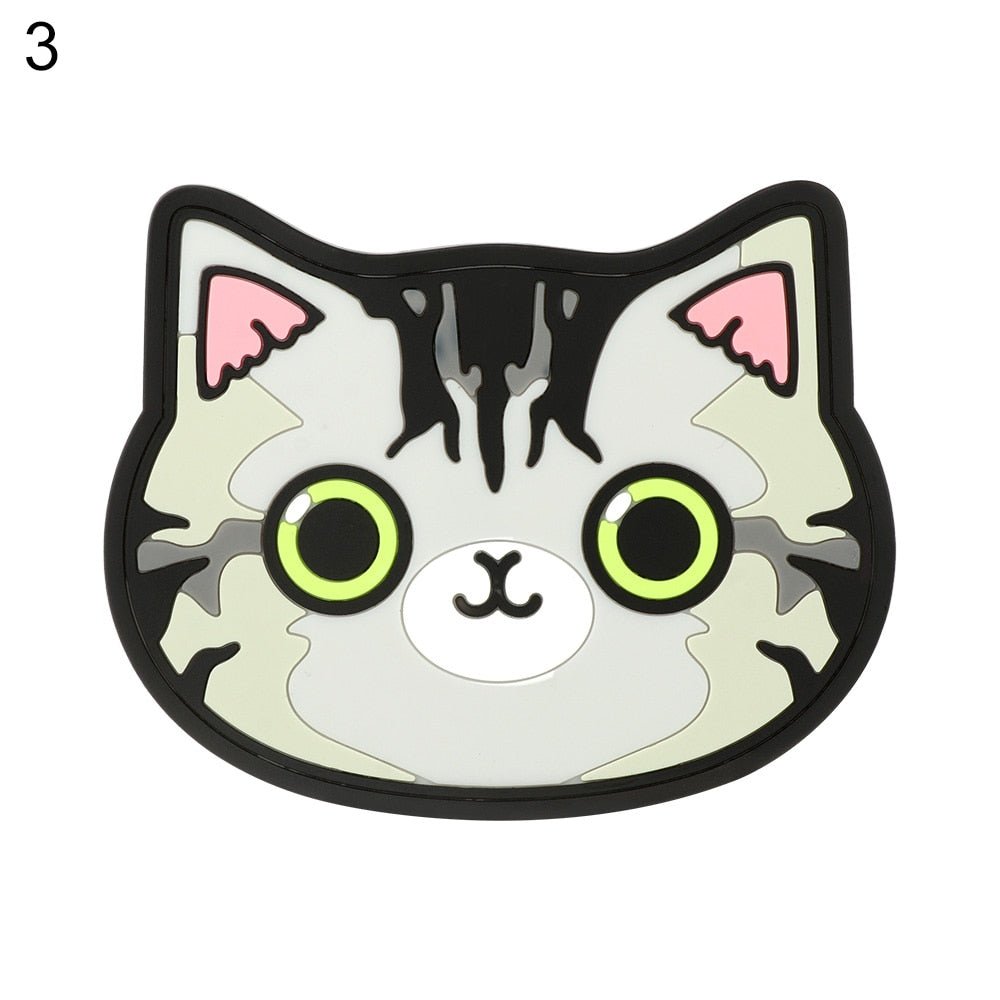 Cartoon Cat Silicone Coasters