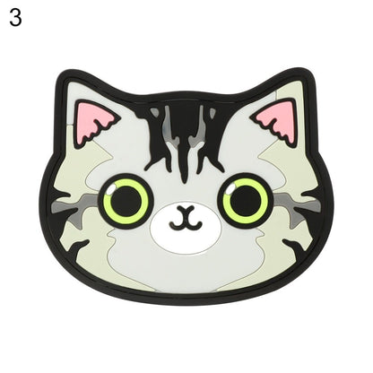 Cartoon Cat Silicone Coasters