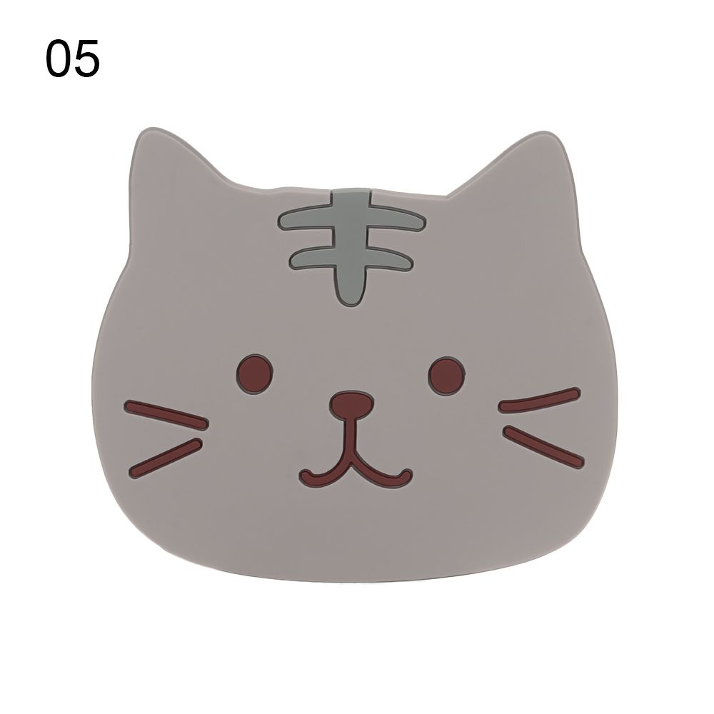 Cartoon Cat Silicone Coasters